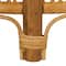 Hello Honey® Round Bamboo & Rattan Accent Table